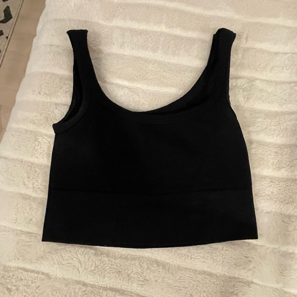 Bundle and save: Black Ribbed Nikibiki Tank Too